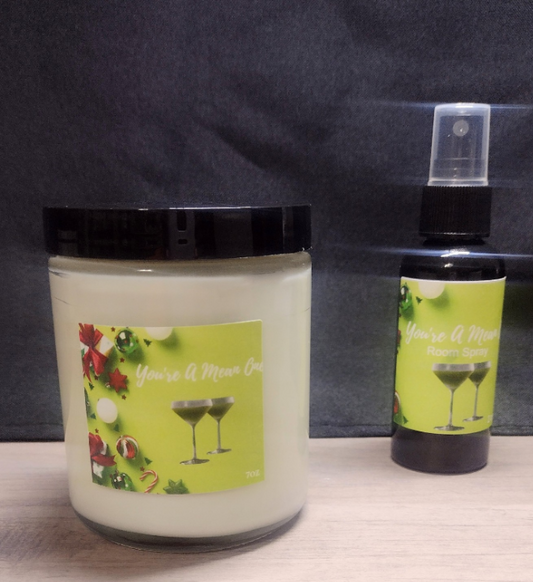 YOU'RE A MEAN ONE CANDLE AND ROOM SPRAY